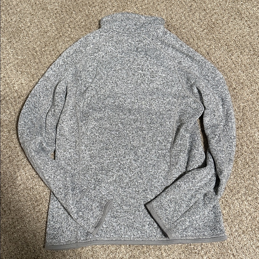 Patagonia Heathered Gray Fleece Pullover - Picture 3 of 3